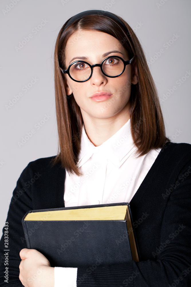 Brunette student Brunette student