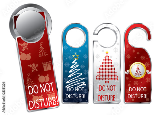 Christmas design privacy labels