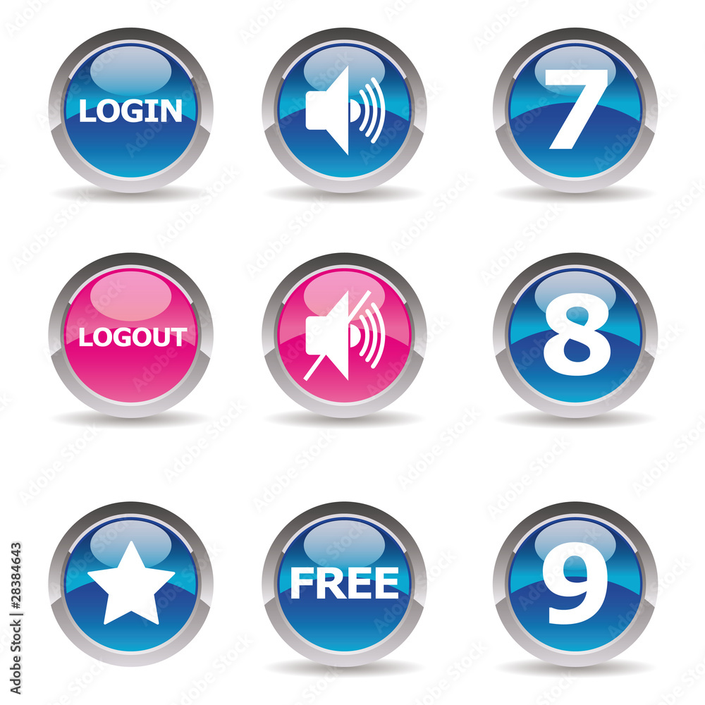 Web icons collection Web icons collection