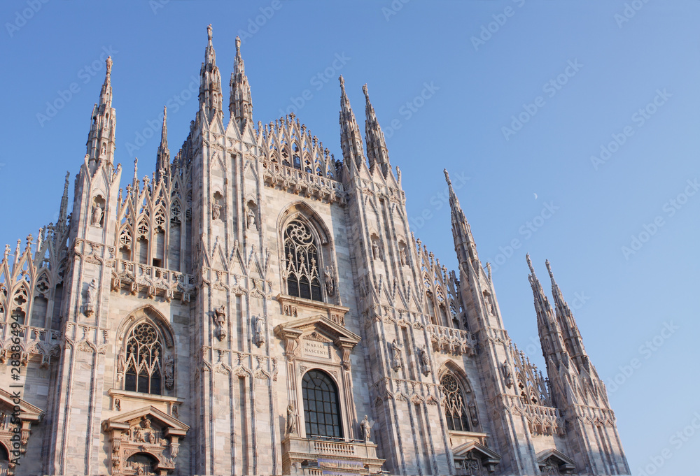 L'imponente Duomo di Milano