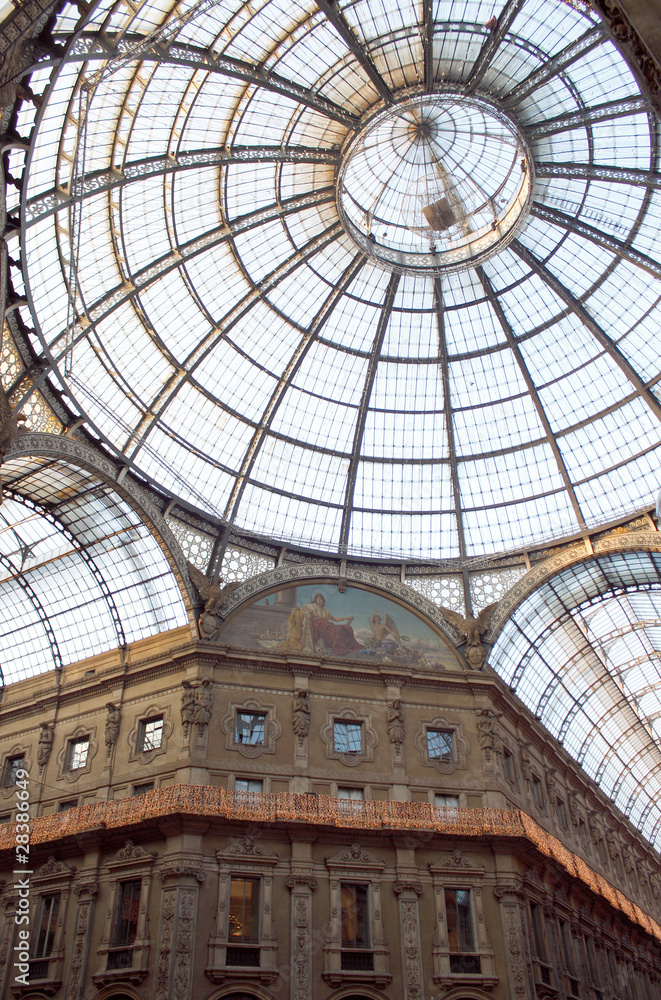 Galleria di Milano, interno.