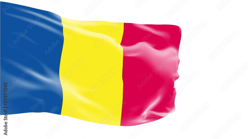 Andorra flag slowly waving. White background. Seamless loop. Andorra flag slowly waving. White background. Seamless loop.