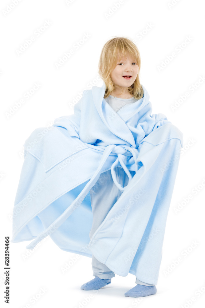 boy in bathrobe boy in bathrobe