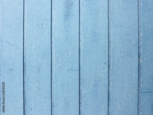 wood strips painted blue, old door detail