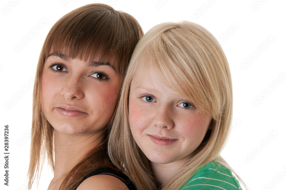 Portrait of two friends Portrait of two friends