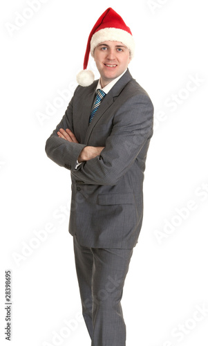 Man in gray suit