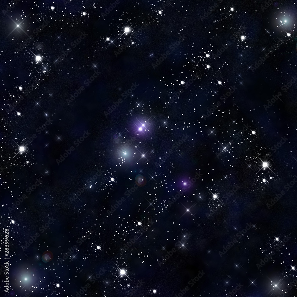 Naklejka premium Stars in the space