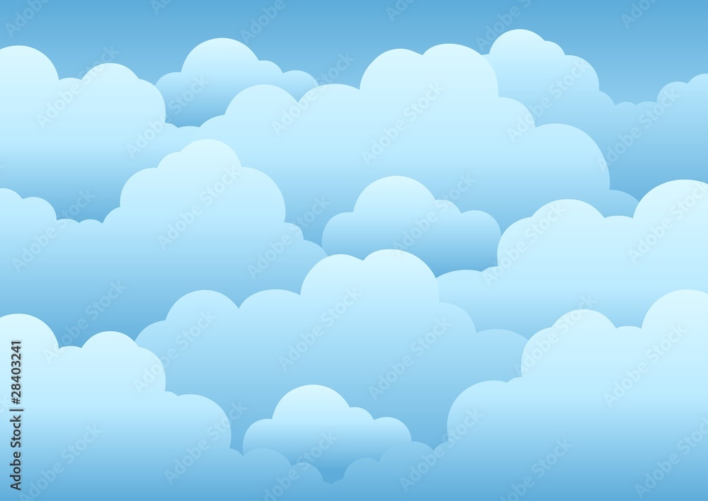 Cloudy sky background 1