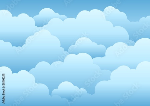 Cloudy sky background 1