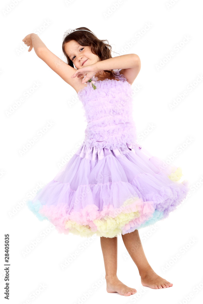 Little princess dancing