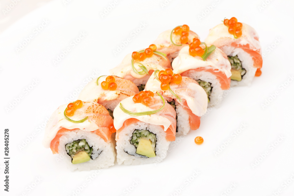 sushi on the plate sushi on the plate