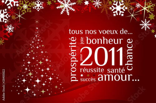 Carte de voeux nouvelle année 2011