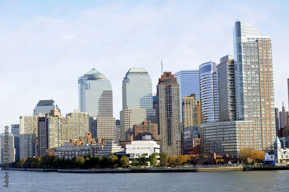 Naklejka premium pointe de Manhattan