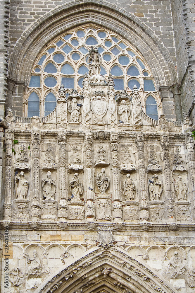 Portada de la catedral de Ávila