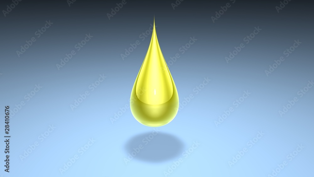Fototapeta premium Yellow Drop