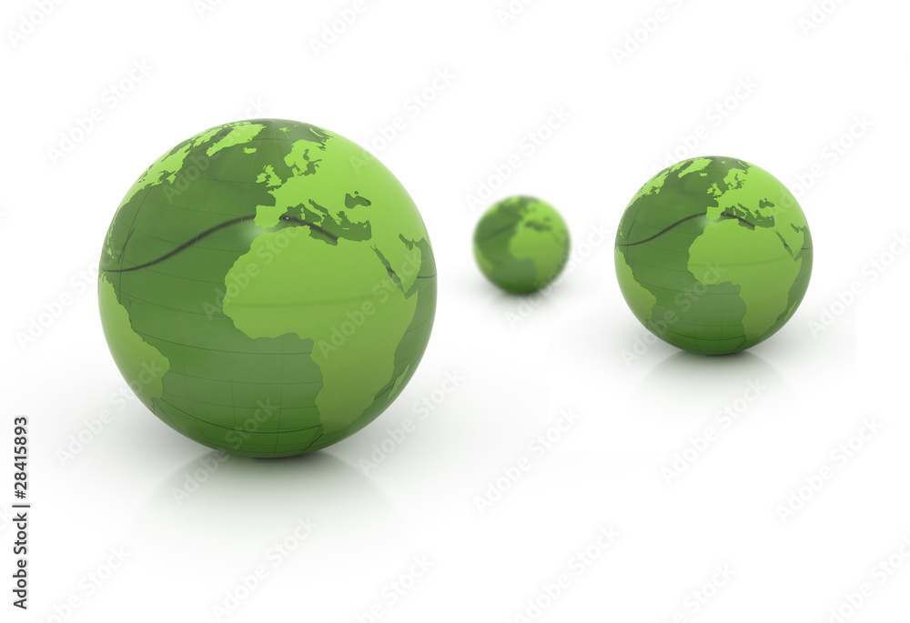 World globes blue illustration background World globes blue illustration background