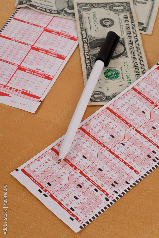 Fototapeta premium Giving Your Lucky Numbers a Chance
