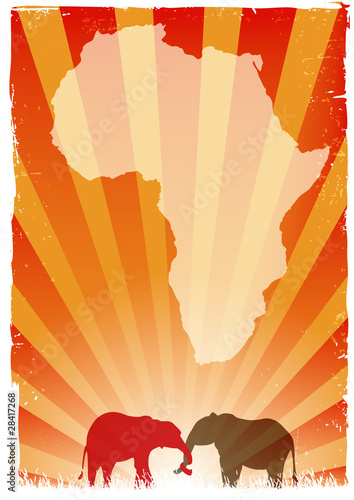 Afrika-Poster