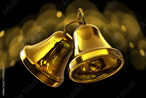 two golden bells