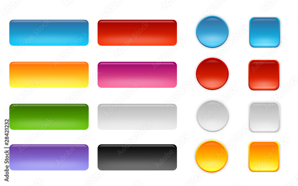 glossy buttons glossy buttons