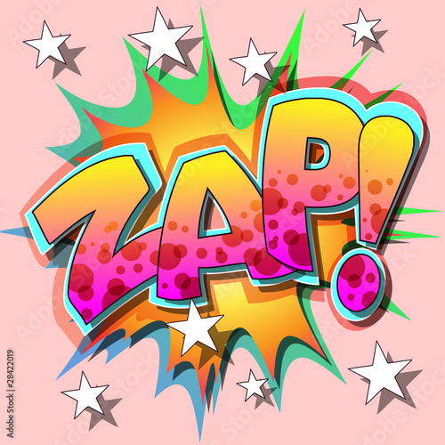 A Zap Comic Book Illustration