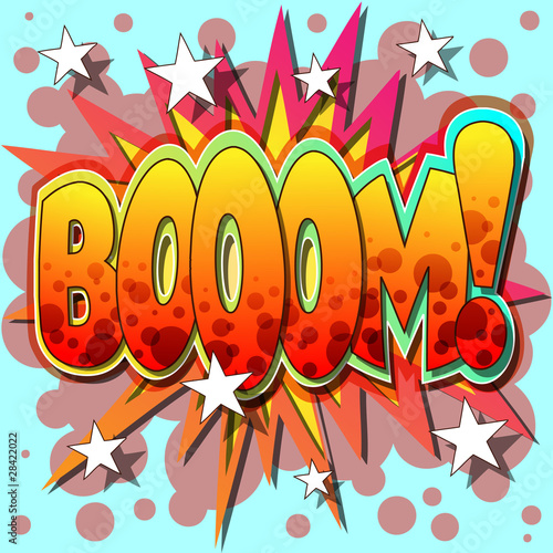 A Boom Comic Book Illustration