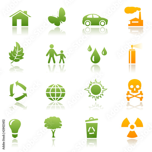 Ecological icon set
