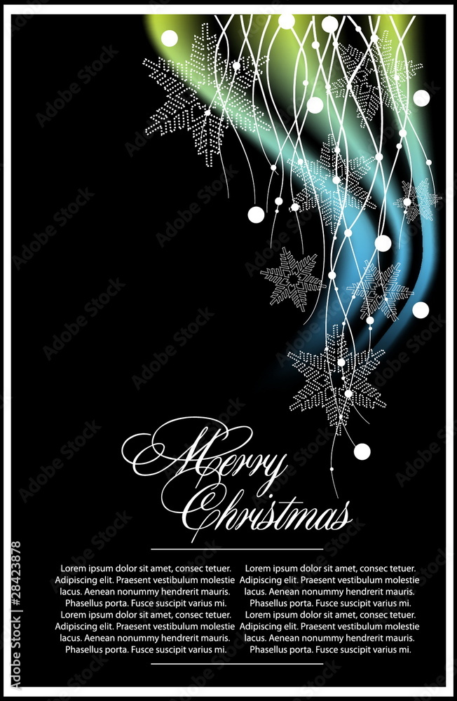 Obraz premium Glowing xmas Background