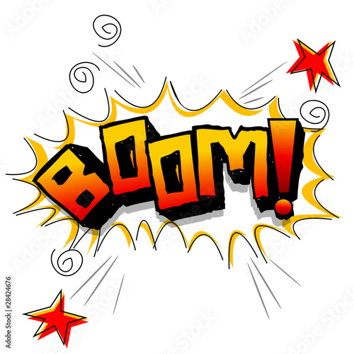 boom with stars