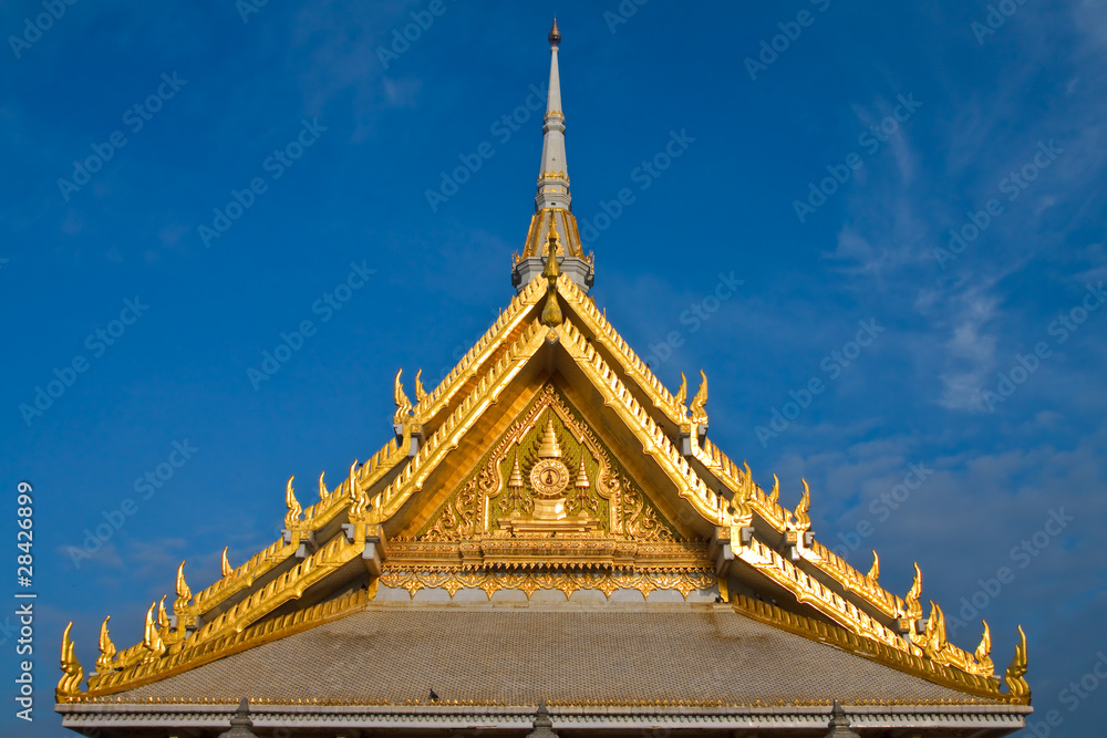 Top of native Thai style building