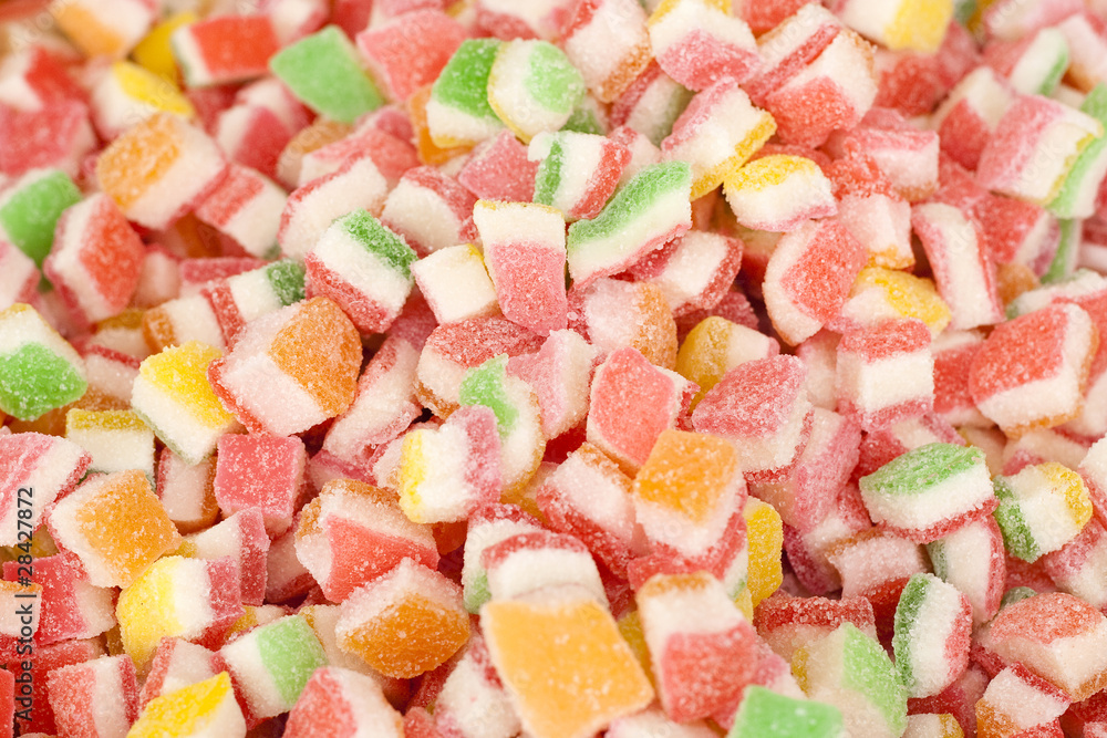 Colorful Square Candy as Texture Background Colorful Square Candy as Texture Background
