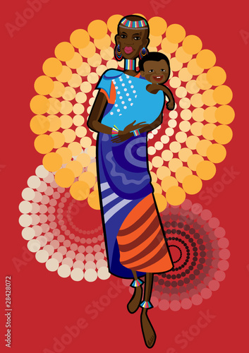 African mother