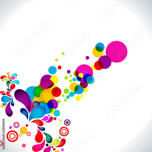 Vector colorful abstract background