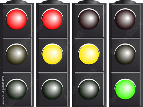 Traffic Light. Variants.