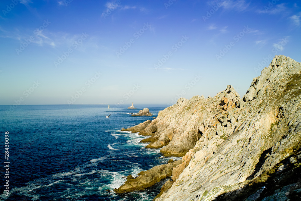 la pointe du raz en bretagne