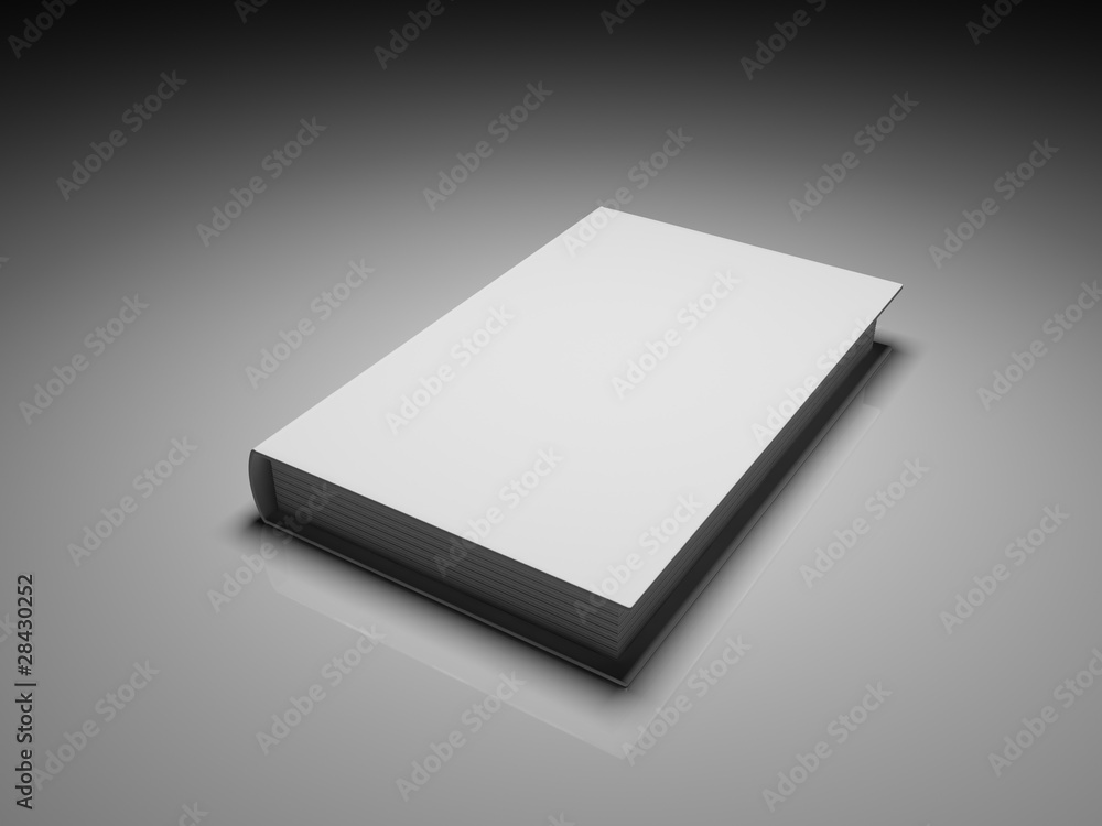 Blank white cover book Blank white cover book