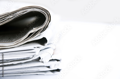 Isolated newspapers