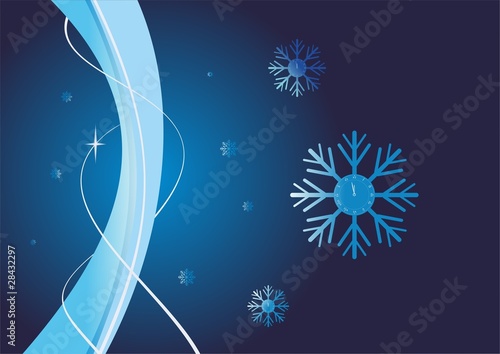 humorous  Christmas  image of New Year and winter day