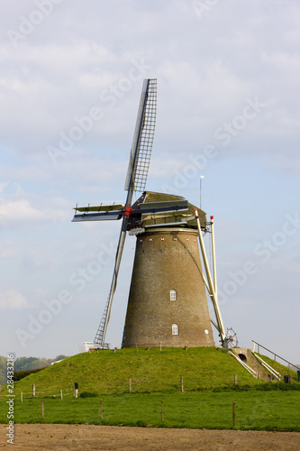 windmill near Rha, Gelderland, Netherlands