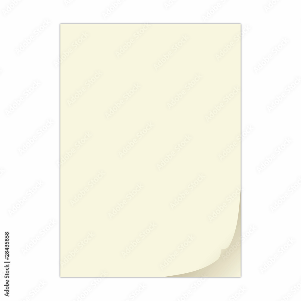 Paper sheet Paper sheet