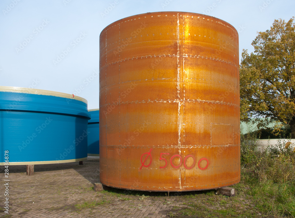 Obraz premium rusty silo