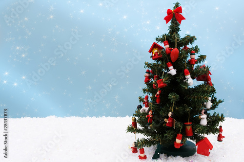 Картината върху платно Christmas Tree