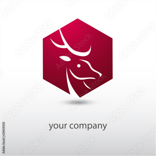 logo entreprise, logo cerf