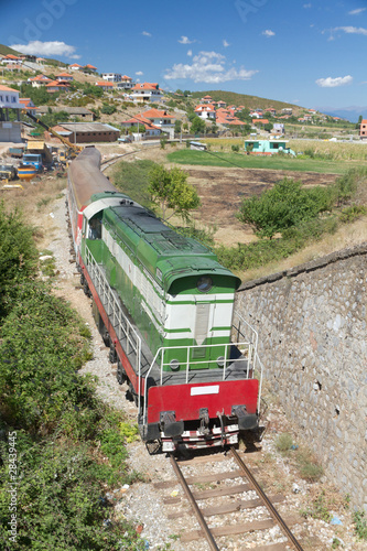 historic train in Albania