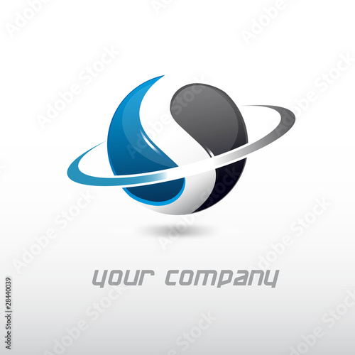 logo entreprise, logo sphère