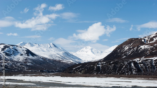 Snowy Alaska mountains © MaxFX