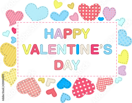 Valentine's day card design