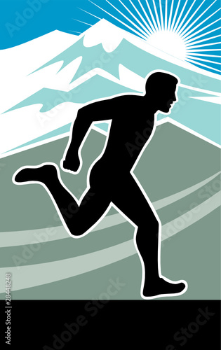 marathon runner run race