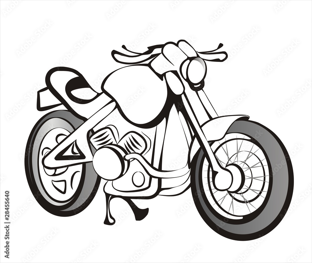 Motorbike Drawing of a Yamaha R6 in Pencil