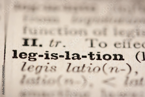 Word legislation photo